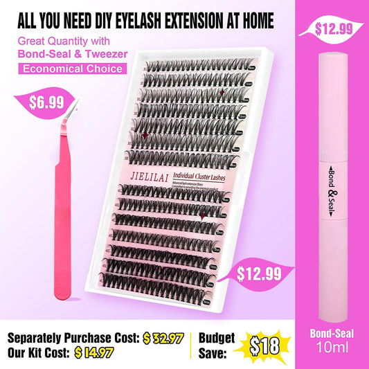 30D/40D False Eyelashes Mixed Set