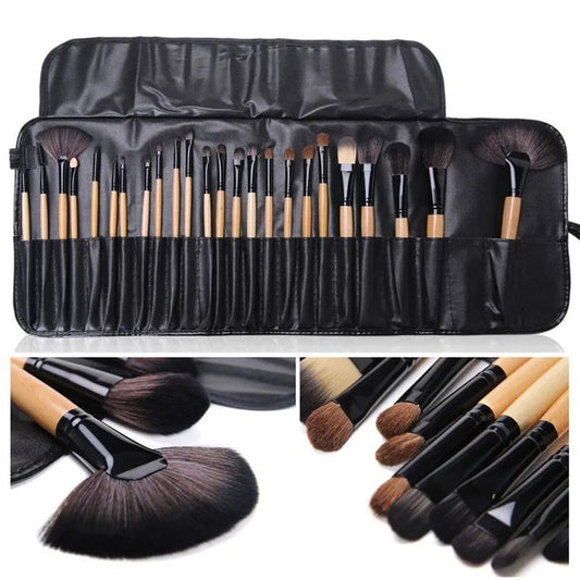 24-Piece Pro Makeup Brush Set